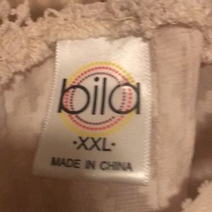 Cream colored blouse